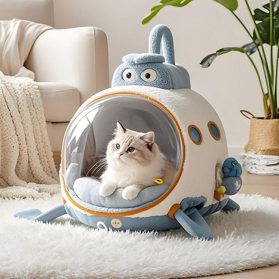 居心地の良い猫用ベッド – あなたのふわふわした友達のための、かわいくて快適な巣 2