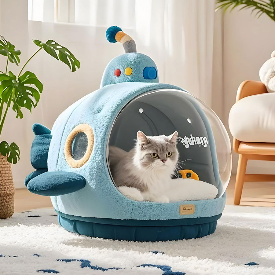 居心地の良い猫用ベッド – あなたのふわふわした友達のための、かわいくて快適な巣 2