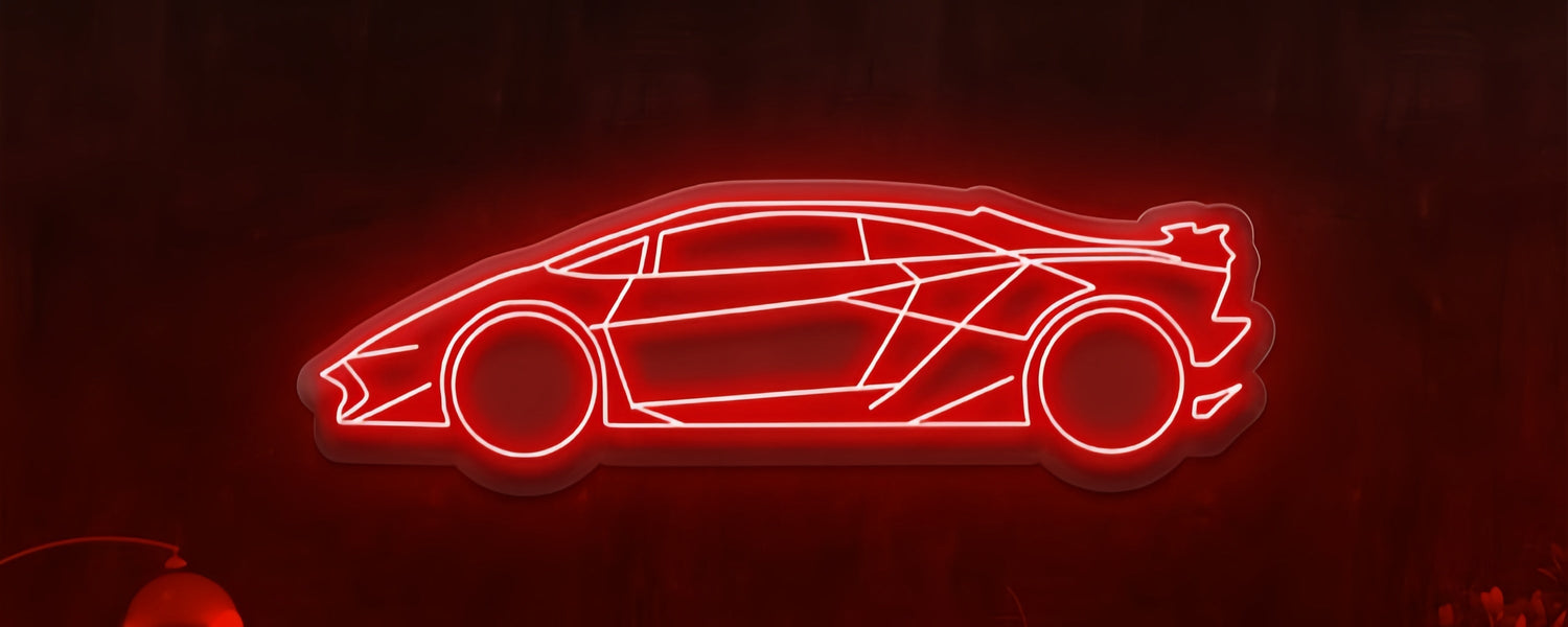 Singeee super car home neon sign for living room wall decor