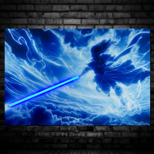 SingE Thunder God- Neon Mural
