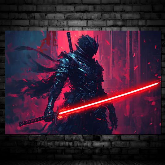 Black Warrior 01 - Neon Mural