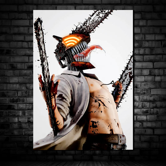 Chain Saw Man 1 - Neon Mural
