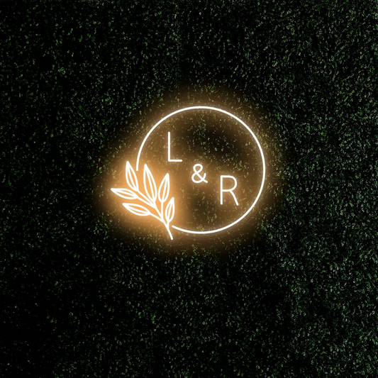 Eternal Glow: Custom Neon Names for Couples custom neon sign for wedding 2