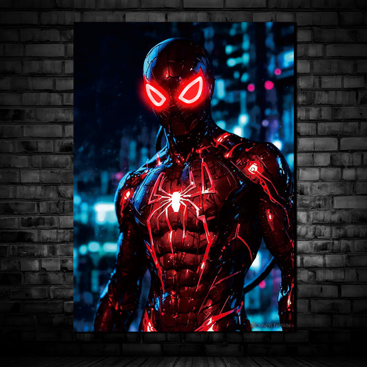 Spiderman 01 - Neon Mural