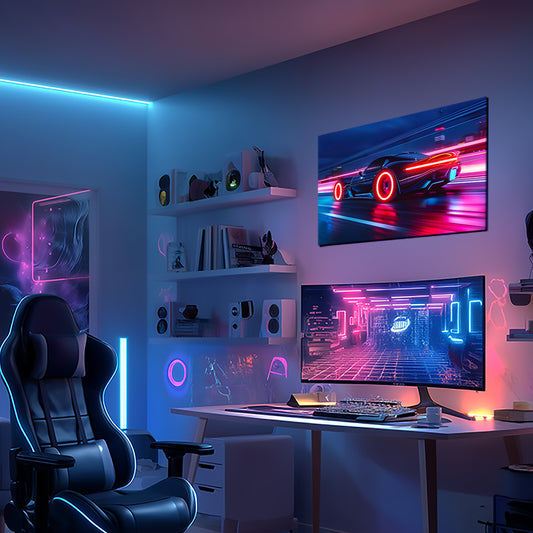 Sport Car 01 - Neon Mural