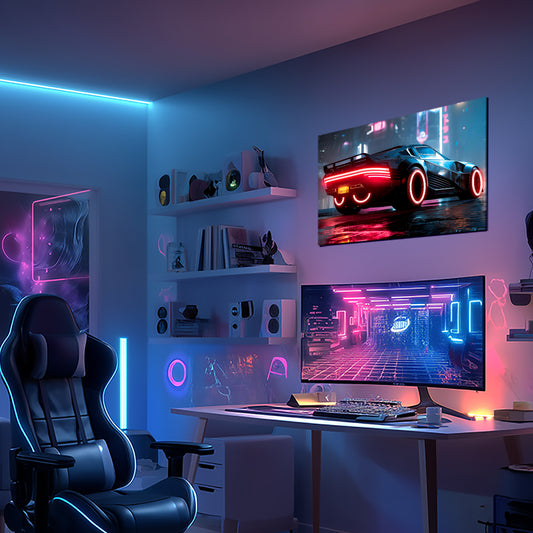 Sport Car 08 - Neon Mural
