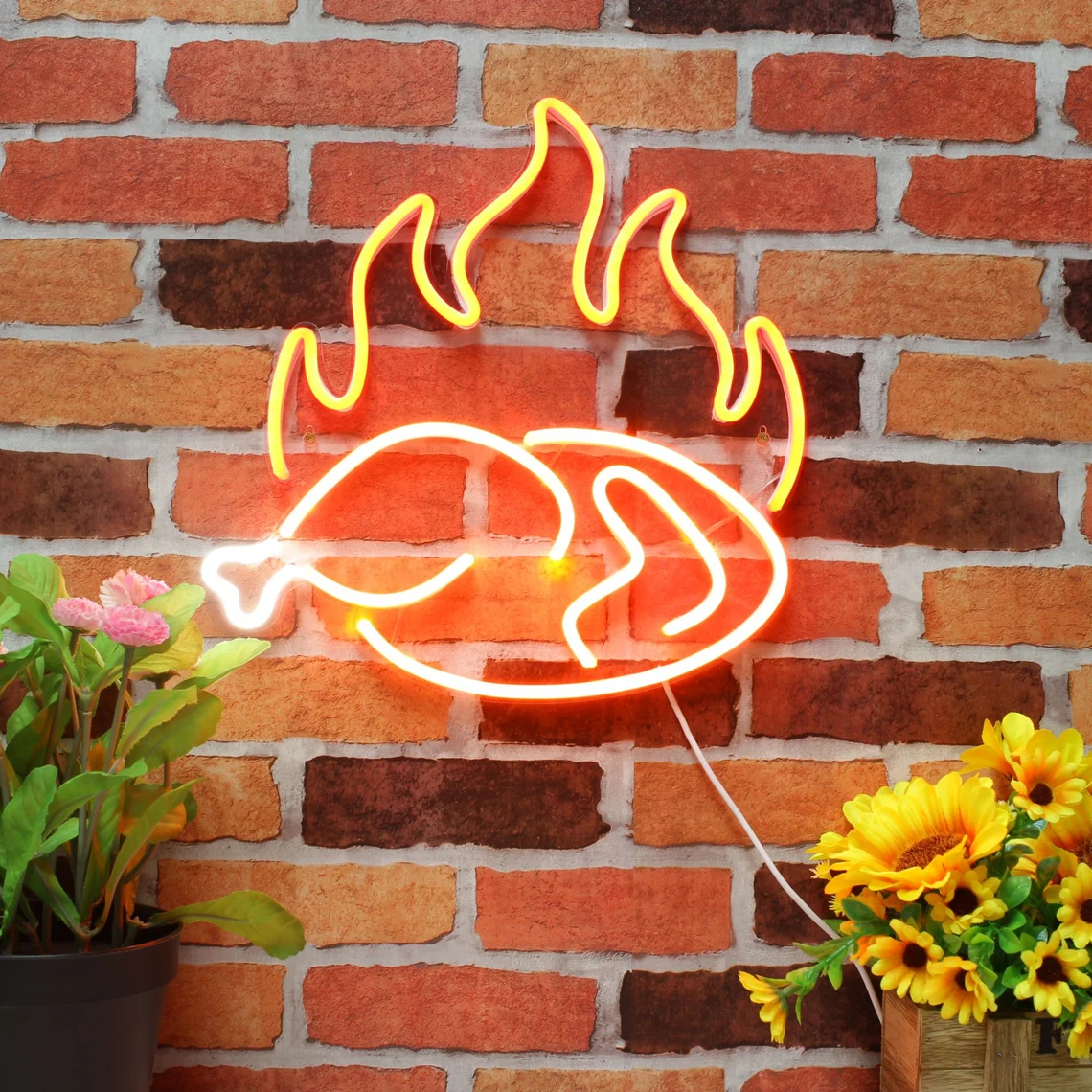 Turkey Roasted Chicken custom neon sign for restaurant party festival decor off light