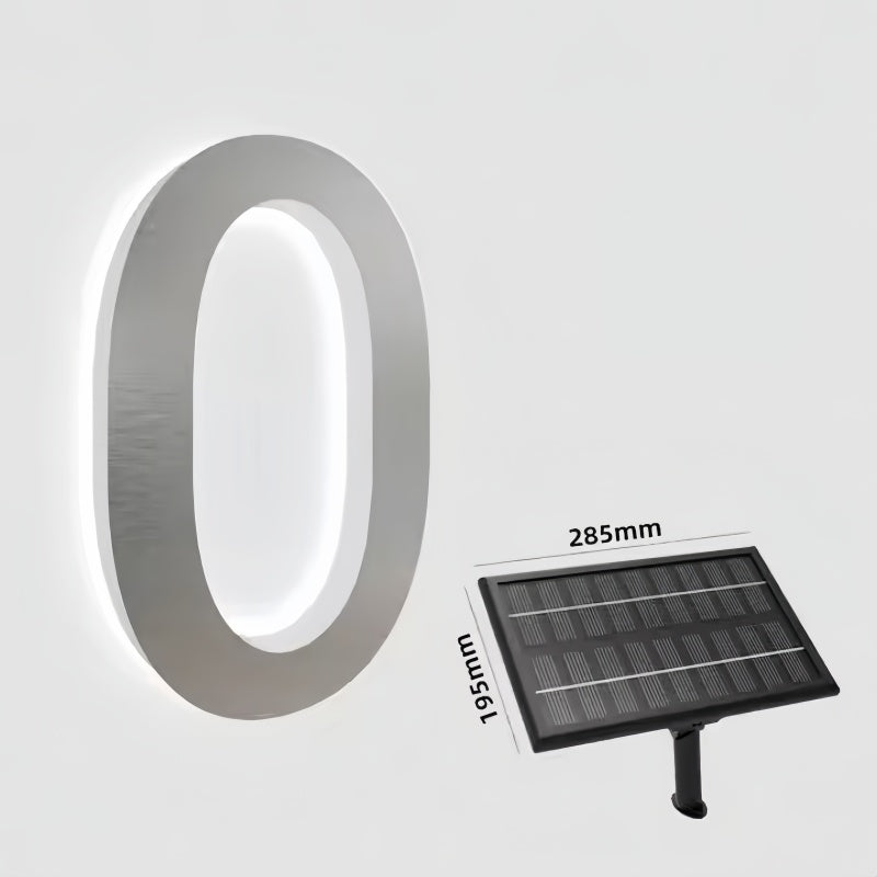 Custom Solar LED Letters Signs House Numbers