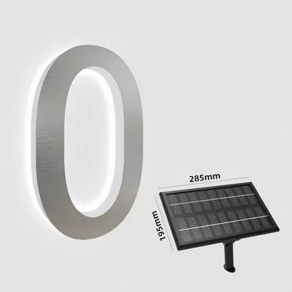 Custom Solar LED Letters Signs House Numbers