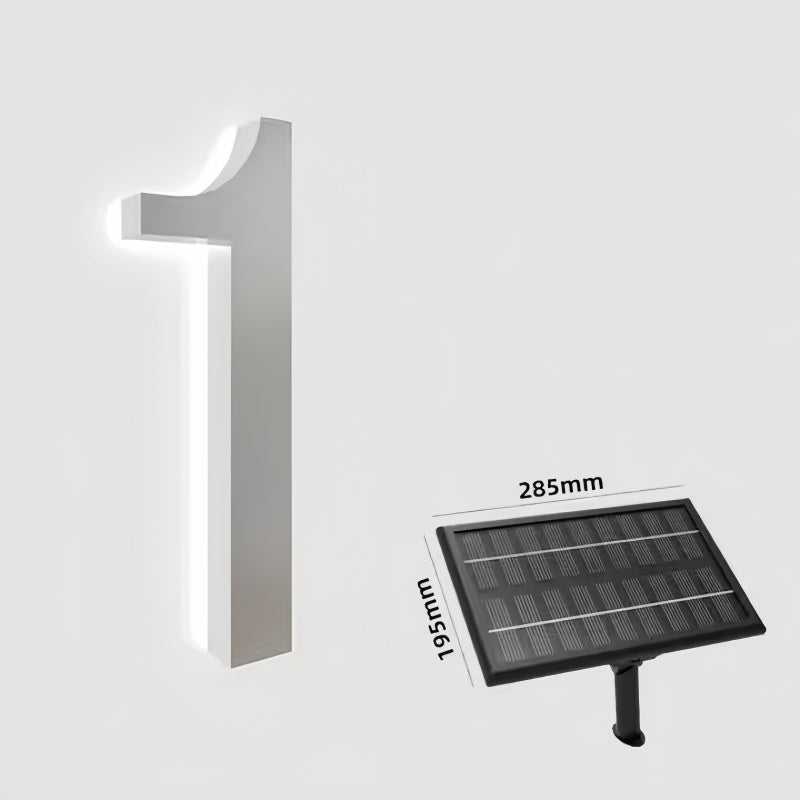 Custom Solar LED Letters Signs House Numbers