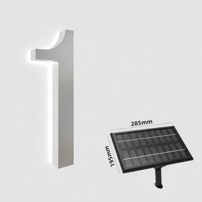Custom Solar LED Letters Signs House Numbers
