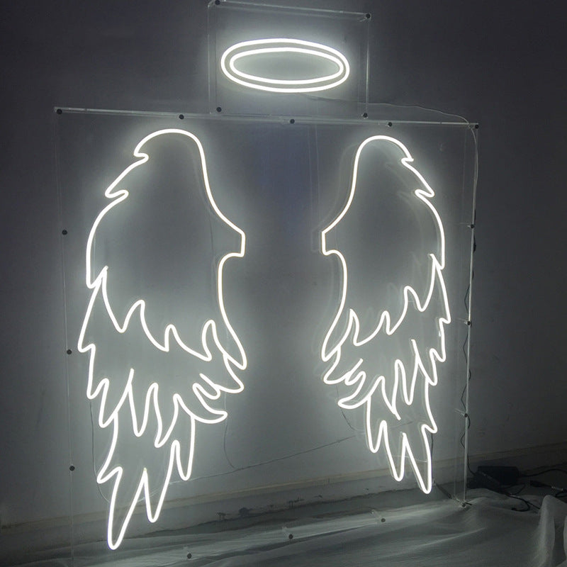 angel wings beautiful wings custom neon sign for home decor 3