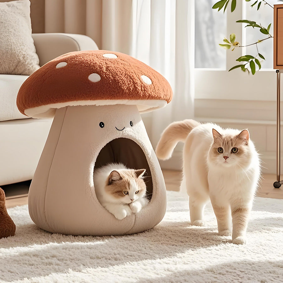 居心地の良い猫用ベッド – あなたのふわふわした友達のための、かわいくて快適な巣