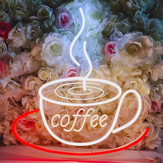 coffee custom neon sign for restaurant coffee decor