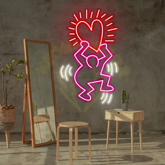 cool love man custom neon sign for home decor 2