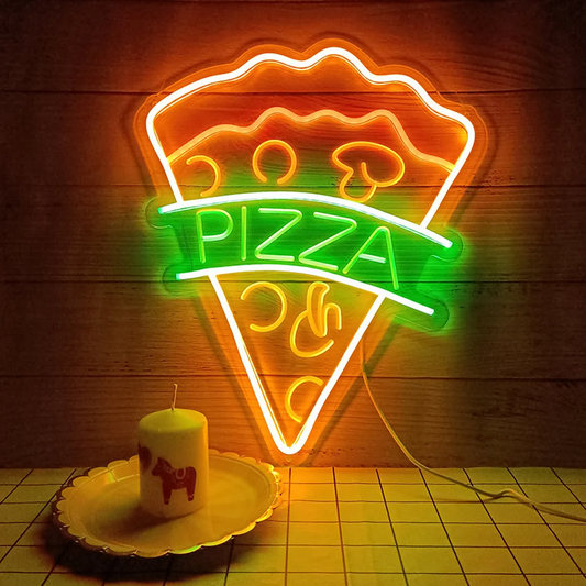pizza custom neon sign for pizza  food restaurant decor 2