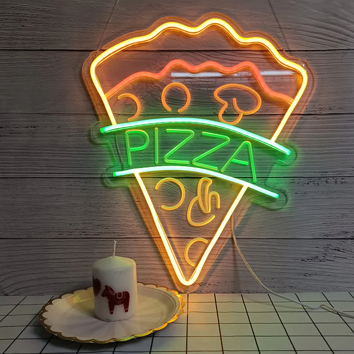 pizza custom neon sign for pizza  food restaurant decor 3